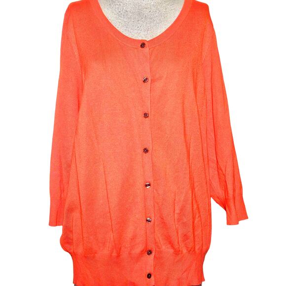 Lane Bryant Button Down Cardigan Sweater Size 22 - Picture 1 of 4